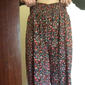 Flowered dress pants